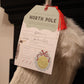 North Pole Stocking Tag