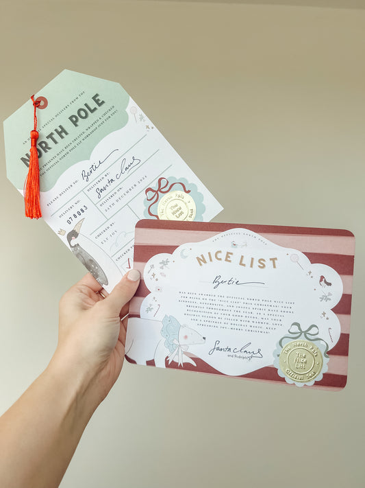 Nice List & Stocking Tag Bundle