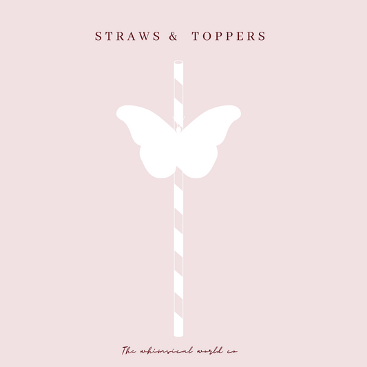 BESPOKE Straws & Toppers