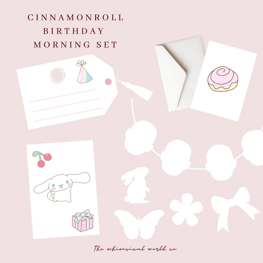 Cinnamoroll Birthday Morning Set